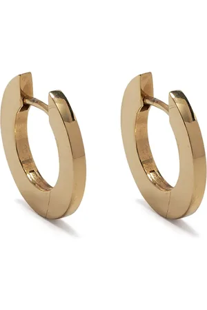 Cadar 18kt yellow Small Plain hoop earrings