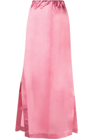 Sa Su Phi Crinkled silk maxi skirt