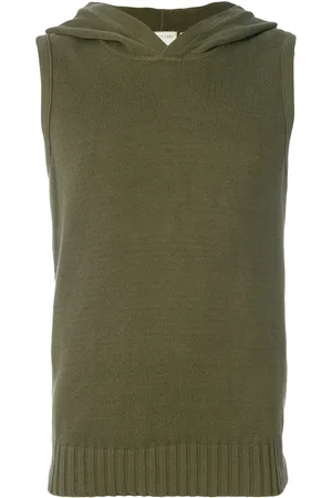 Helmut Lang Hooded knitted vest