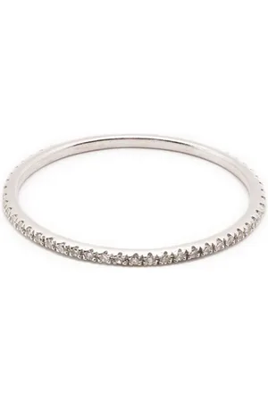 EF Collection 14kt white gold diamond eternity stack ring
