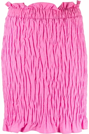 Msgm Shirred-effect mini skirt