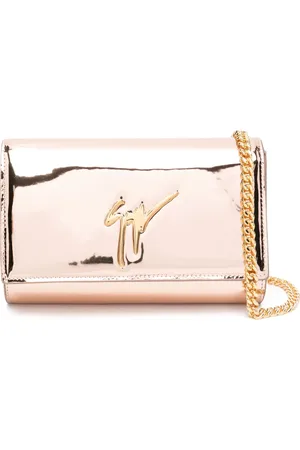Giuseppe Zanotti Cleopatra patent leather clutch bag