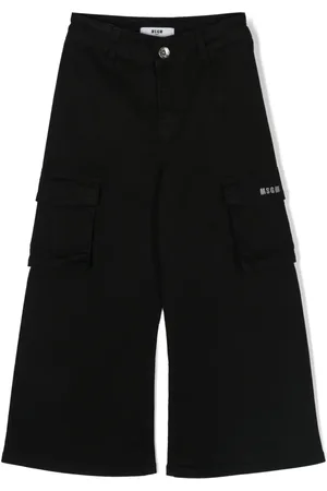 Msgm Twill stretch-cotton trousers