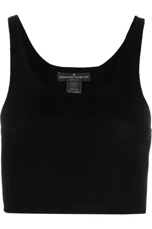 ERMANNO SCERVINO Virgin wool cropped top