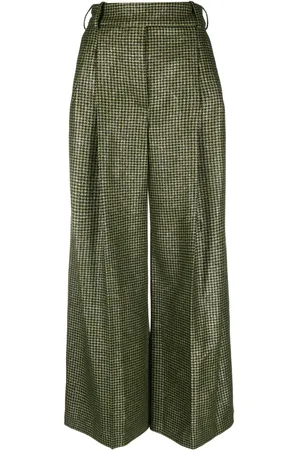 ALEXANDRE VAUTHIER Houndstooth-pattern palazzo pants