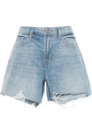 7 for all Mankind Distressed denim shorts