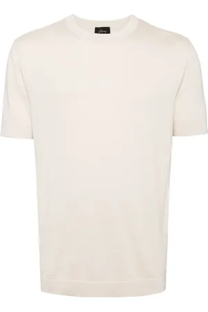BRIONI Knitted crew-neck T-shirt