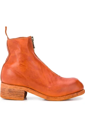 GUIDI Zip detail boots