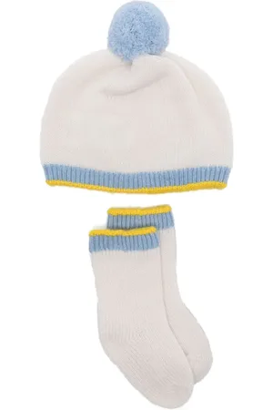 Gensami Cashmere socks and beanie set