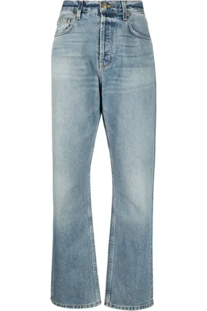 B SIDES Straight-leg cotton jeans