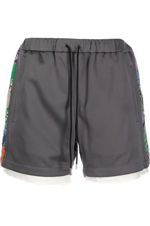 Children Of The Discordance Drawstring-waistband bandana-print shorts