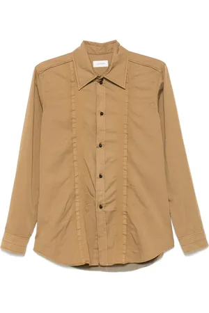 LEMAIRE Decorative-stitching shirt