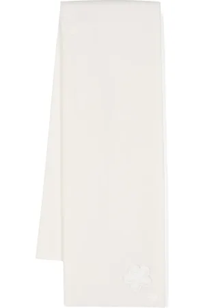 Il gufo Logo-embroidered scarf
