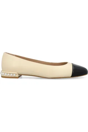 Stuart Weitzman Pearl leather ballerina shoes
