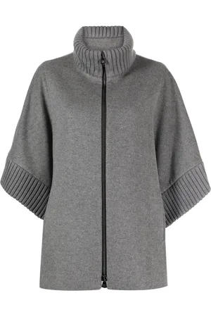 Cinzia Rocca Wide-sleeves virgin wool jacket