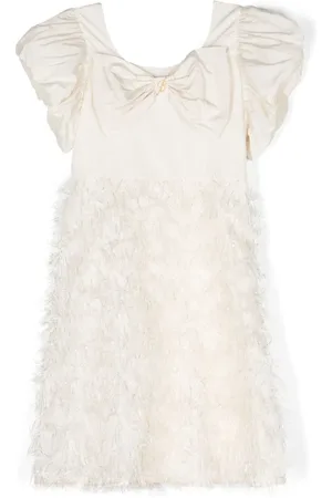 MISS BLUMARINE Bow-detail A-line dress