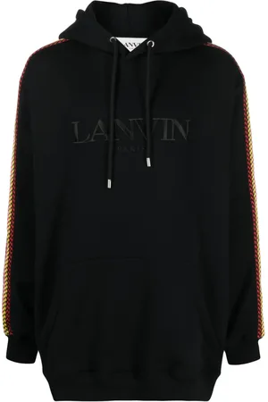 Lanvin Curb-lace cotton hoodie