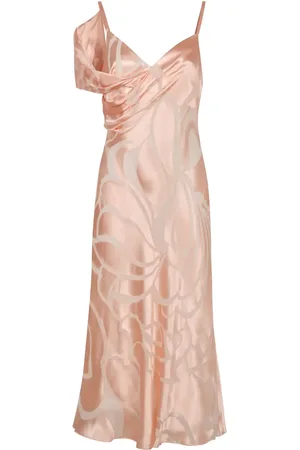 Alberta Ferretti Devoré-effect midi dress