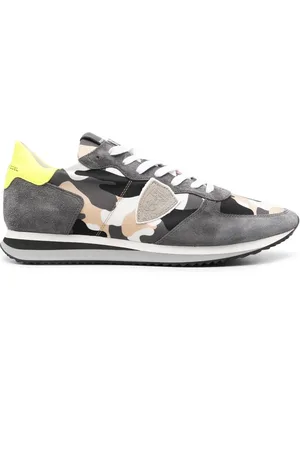 Philippe model Logo-patch camouflage-print sneakers