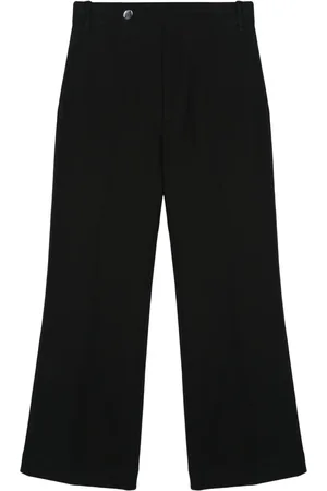 Plan C High-waisted flared trousers