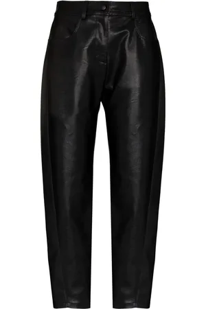 Stella McCartney Straight-leg faux-leather trousers