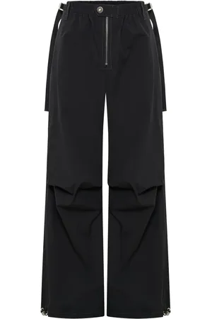 DION LEE Flight panelled straight-leg trousers