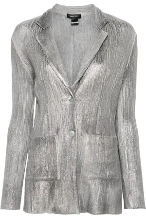 AVANT TOI Plissé single-breasted blazer