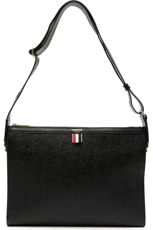 Thom Browne 4-Bar leather crossbody bag