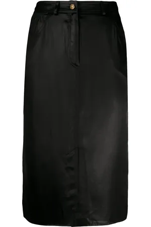 Dior Silk 1990s five-pocket pencil skirt