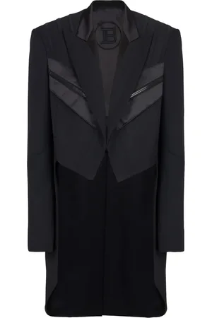 Balmain Single-breasted wool tailcoat