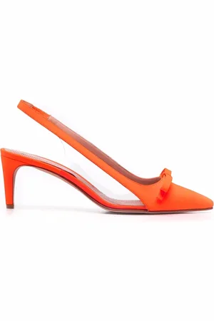 RED(V) Sandie 60mm slingback pumps