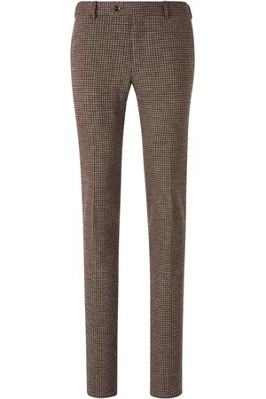 PT Torino Houndstooth cropped tailored trousers
