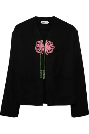 BODE Abilene beaded-flower jacket