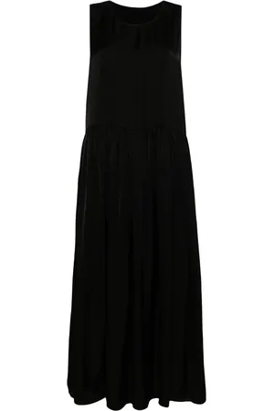 UMA WANG Gathered flared dress