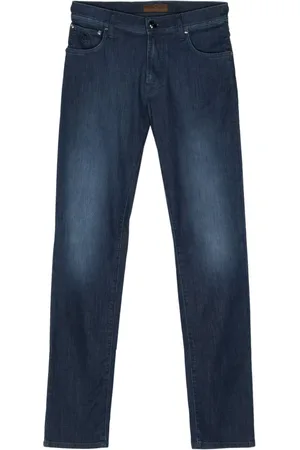 corneliani Mid-rise straight-leg jeans