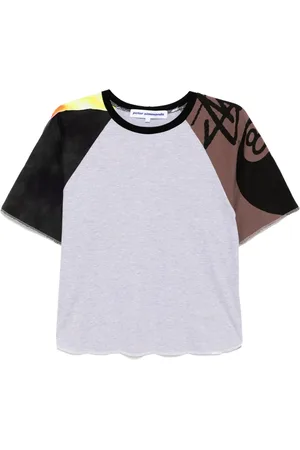Stain Shade Panelled T-shirt
