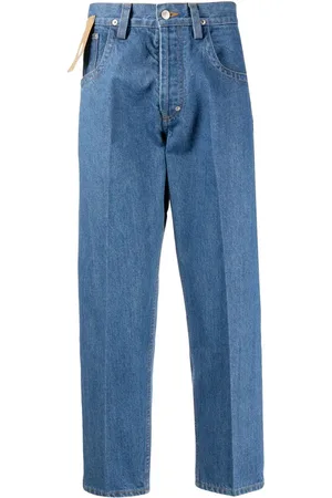 CRAIG GREEN Logo-patch straight-leg jeans