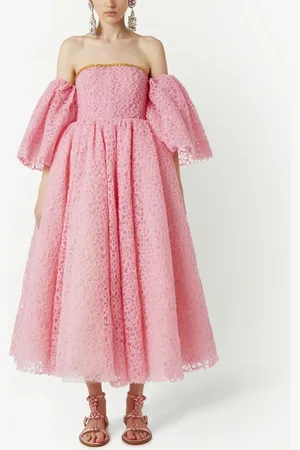 Giambattista Valli Lace-embroidered midi dress