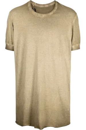 11 BY BORIS BIDJAN SABERI Faded-effect cotton T-shirt