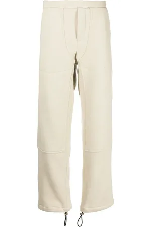 BUSCEMI Panelled cotton track pants