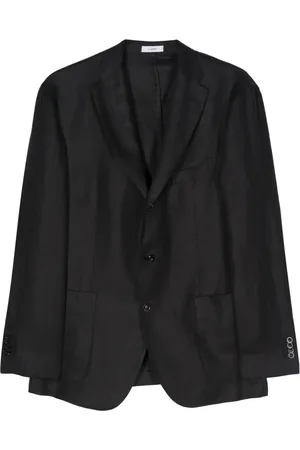 Boglioli Single-breasted linen blazer
