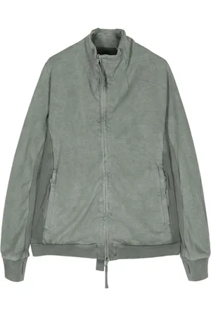 11 BY BORIS BIDJAN SABERI Garment-dyed cotton jersey jacket