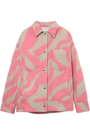 IRO Edwina zebra-pattern jacket