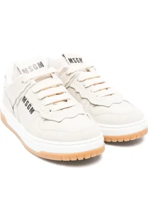 Msgm Lace-up leather sneakers