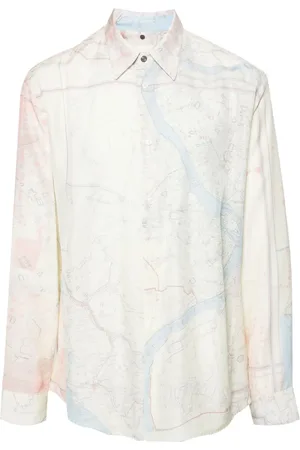 OAMC Map-print shirt