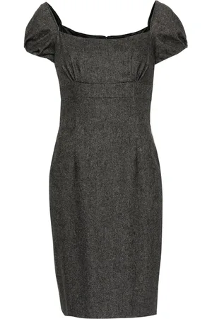 Dior 2010s short-sleeve tweed dress