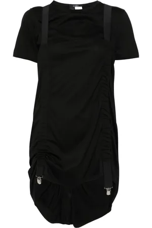 LIMI FEU Plain stitch suspender T-shirt