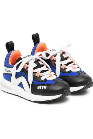 Msgm Colour-block panelled sneakers