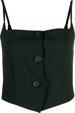 Helmut Lang Button-up sleeveless top