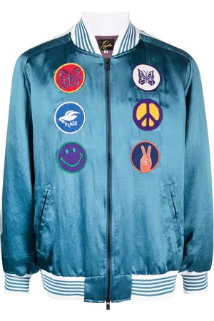 Pins & Needles Patch detail bomber jacket